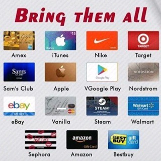 Gift card trade💳